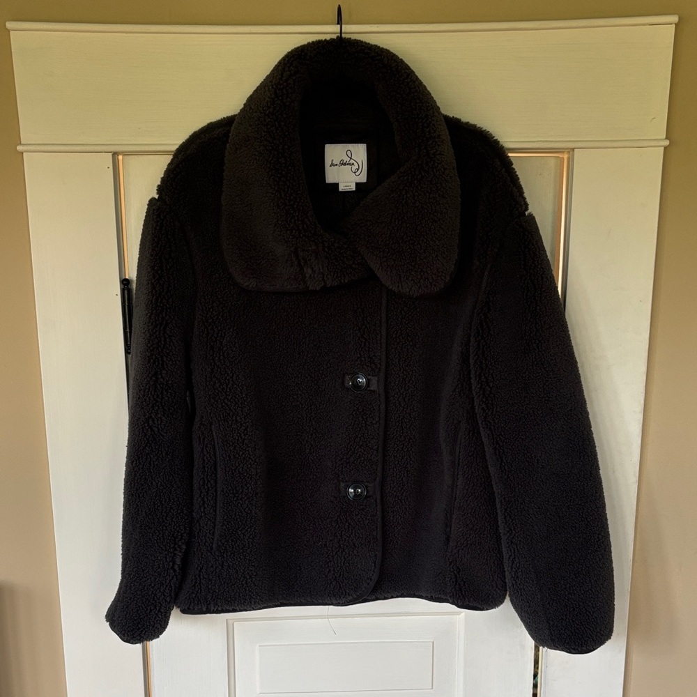 Sam Edelman Black Teddy Sherpa Jacket